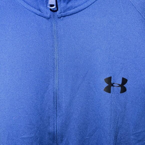 Under Armour Blue Quarter-Zip Sweatshirt - Picture 2 of 5
